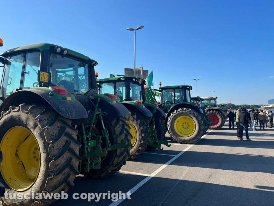 Protesta degli agricoltori a Tarquinia