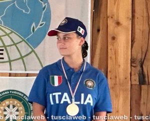L'atleta dell'Asd Le Doganelle Noemi Lorenzetti 