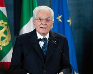 Il presidente della Repubblica Sergio Mattarella