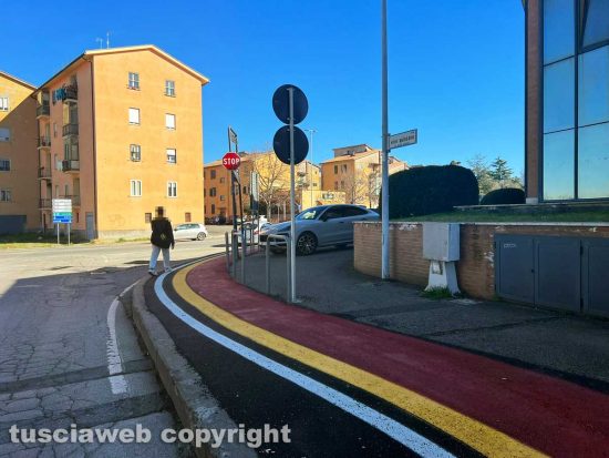 Viterbo - La pista ciclabile