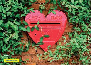 Viterbo - Cartolina Poste italiane per San Valentino