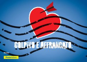 Viterbo - Cartolina Poste italiane per San Valentino
