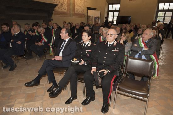 Gradoli - Inaugurazione Museo del Costume - prefetto Gennaro Capo e autorità militari