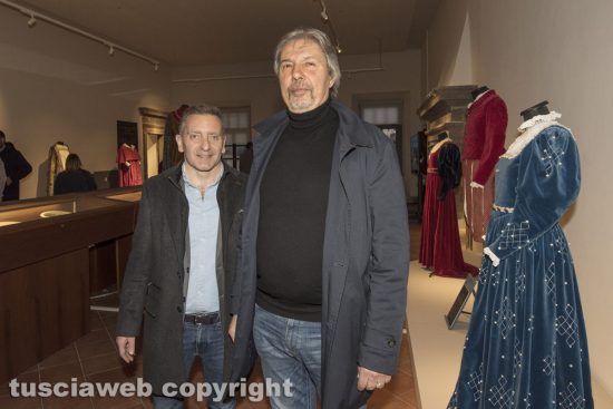 Gradoli - Inaugurazione Museo del Costume - Carlo Benedettucci, vice sindaco Gradoli, con Fulvio Ricci, direttore museo