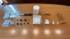 Viterbo - Carabinieri - La droga sequestrata