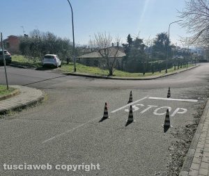 Celleno - Il nuovo segnale di stop