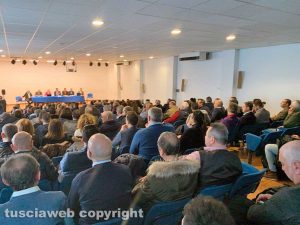 Viterbo - L'assemblea dei lavoratori bancari della provincia