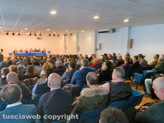 Viterbo - L'assemblea dei lavoratori bancari della provincia
