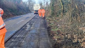 Al via i lavori di rifacimento dell'asfalto della sp Ponte Rotto a Sutri