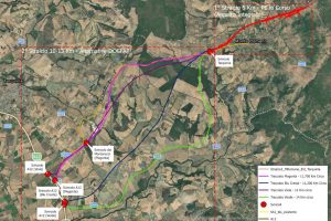 Trasversale - Le quattro ipotesi di tracciato
