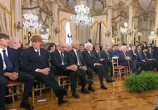 Roma - Jannik Sinner al Quirinale incontra Mattarella