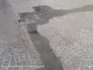 Viterbo - Lavori in via Garibaldi