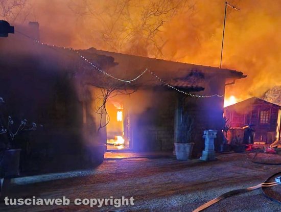 Blera - Agriturismo L'introvabile in fiamme
