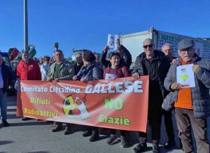 Il comitato di Gallese alla manifestazione degli agricoltori