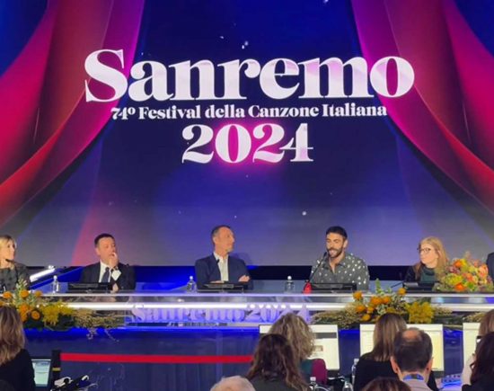 Sanremo - Amadeus e Marco Mengoni