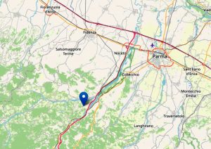 Sciame sismico vicino Parma