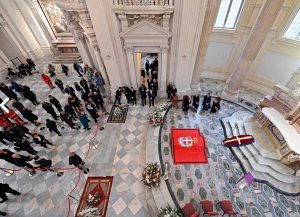 Torino - La camera ardente di Vittorio Emanuele di Savoia