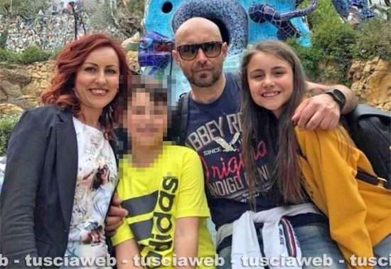 Bassano Romano - Letizia Maggi con la sua famiglia