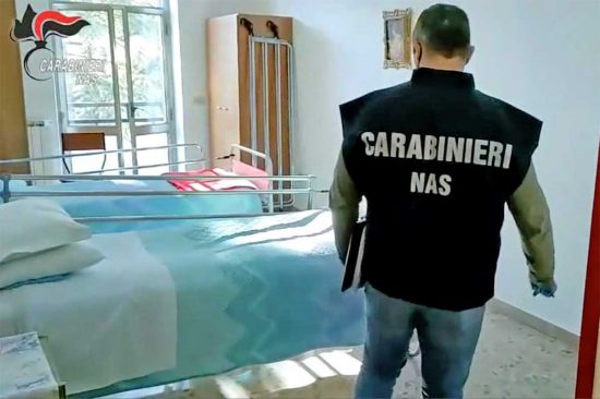 Controlli dei carabinieri Nas nelle case di riposo e Rsa