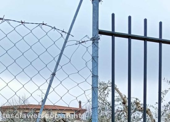 Strada Salemme - Le recinzioni tagliate