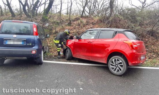 Viterbo - Incidente sulla Cimina