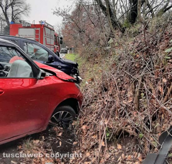 Viterbo - Incidente sulla Cimina
