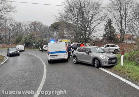 Viterbo - Incidente sulla Cimina