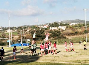 Fase di gioco del Rugby Civitavecchia