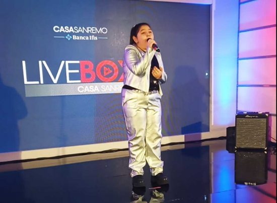 Sanremo - La vetrallese Annamaria Mihalache 
