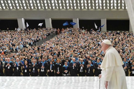 Roma - Udienza del papa con Confartigianato