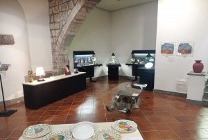 Viterbo - Una sala del Museo della ceramica della Tuscia