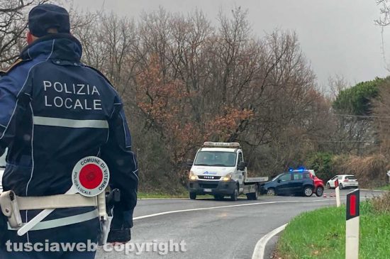 Viterbo - Incidente sulla Cimina