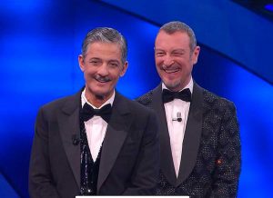 Sanremo - Rosario Fiorello e Amadeus