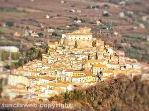 Una panoramica di Soriano nel Cimino