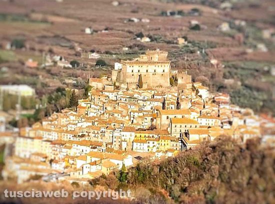 Una panoramica di Soriano nel Cimino