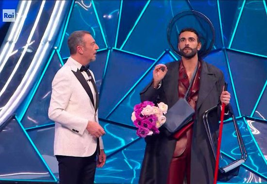 Sanremo 2024 - Amadeus e Marco Mengoni co-conduttore