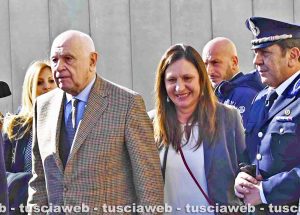 Civitavecchia - Il ministro Nordio e la direttrice del carcere Bravetti