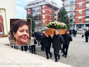 Viterbo - I funerali di Ilda Marini - Nel riquadro Ilda Marini