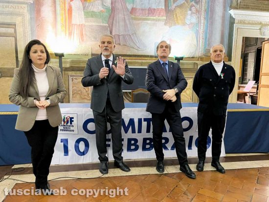 Viterbo - Iniziativa in sala regia del Comitato 10 febbraio