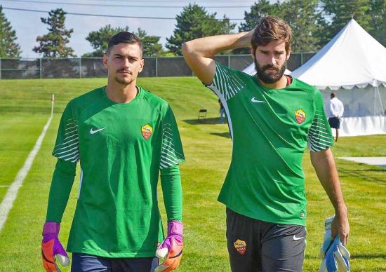 Civitavecchia - Romagnoli con Allison ai tempi della Roma