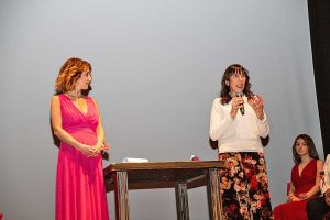 Viterbo - Inaugurazione di ElevArti - A destra Patrizia Notaristefano