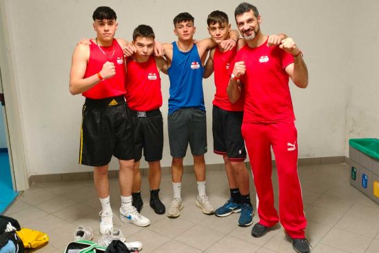 Sport - Pugilato - BoxerWolf - Massimo Carabetti, Andrea Cutigni, Stefano Zerbini, Diego Delle Monache e&nbsp;Daniel Wirth