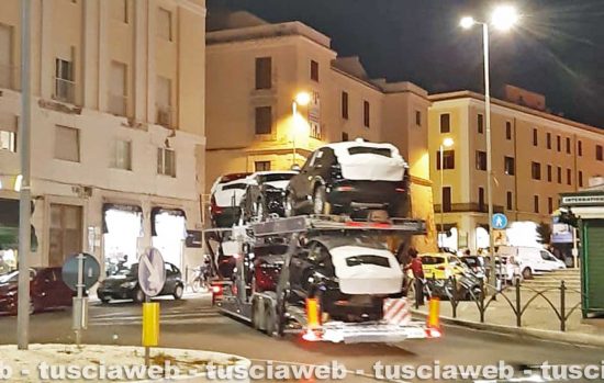 Civitavecchia - I mezzi pesanti in centro