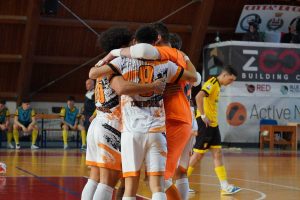 Sport - Calcio a cinque - Active network - L'esultanza dei giocatori