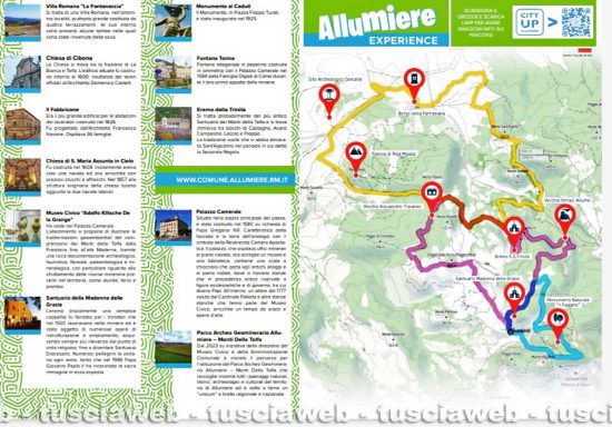 Allumiere - La cartoguida del borgo