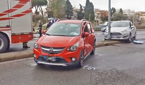 Civitavecchia - L'incidente su viale Nenni