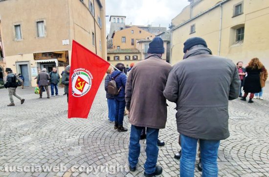 Viterbo - Manifestazione pro Palestina a piazza del Sacrario