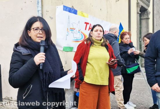 Viterbo - Manifestazione pro Palestina a piazza del Sacrario