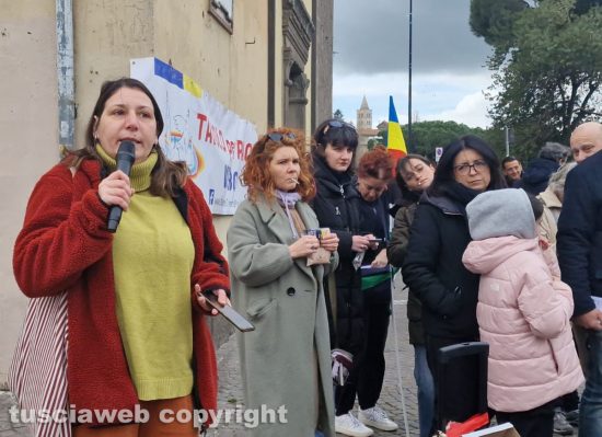 Viterbo - Manifestazione pro Palestina a piazza del Sacrario 