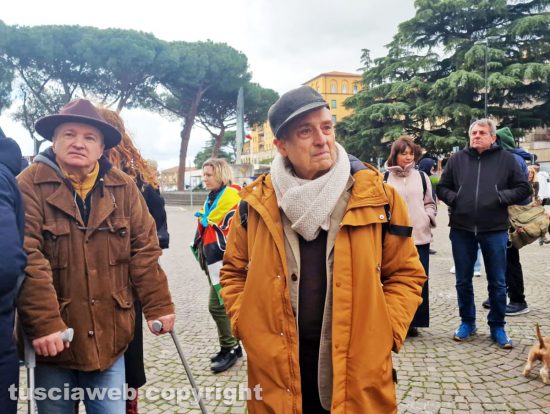 Viterbo - Manifestazione pro Palestina a piazza del Sacrario